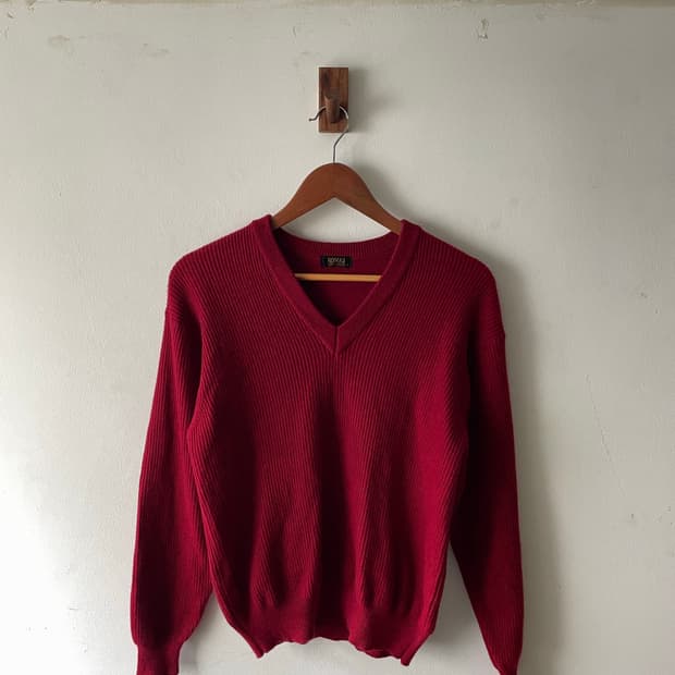 90‘s Vintage Kosugi Wool V-Neck Knit