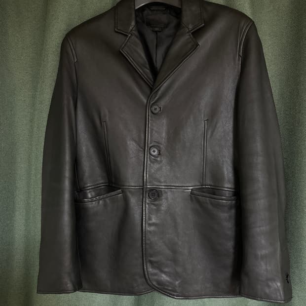 자라 양가죽 3버튼 블레이저 s사이즈