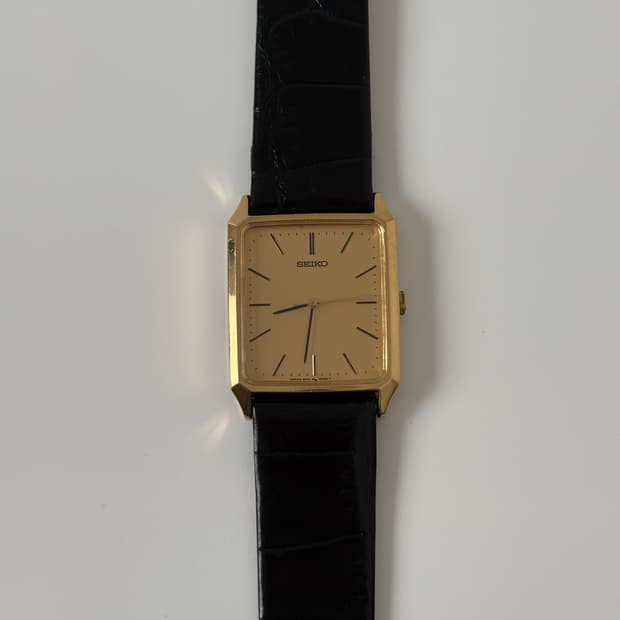 1980s Gold Tank Quartz