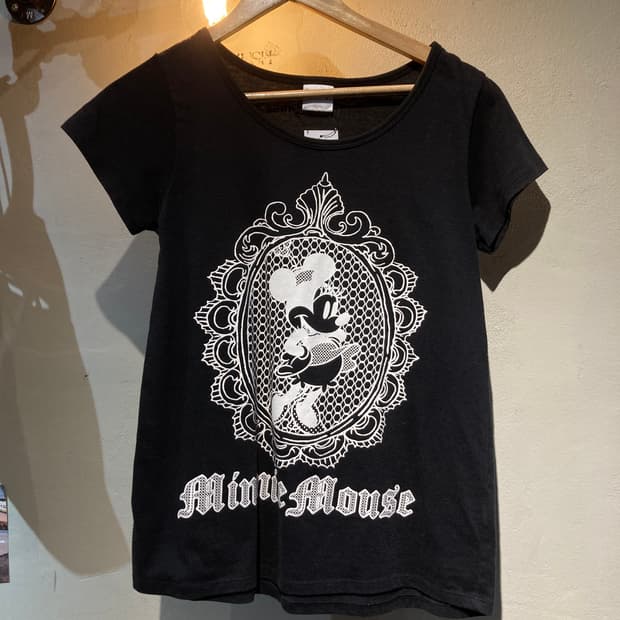Disney Minnie Mouse Y2K 프린팅 티셔츠
