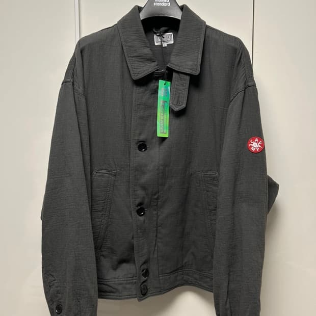 [XL] 카브엠트 소프트 코튼 집 블루종 자켓 차콜 25SS