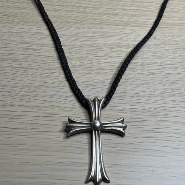 크롬하츠 라지크로스 팬던트 목걸이