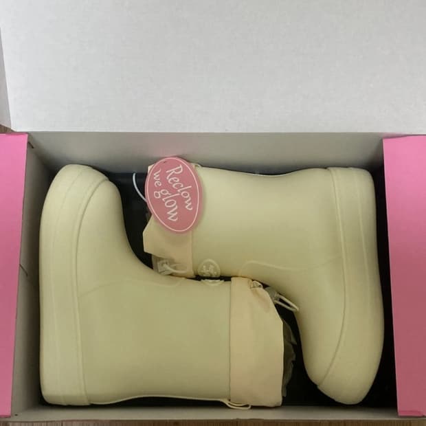 리끌로우 장화 아이보리 36 size