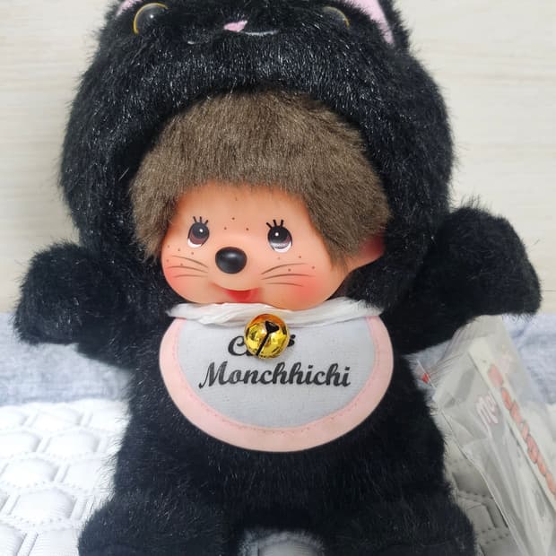 고전 블랙캣 몬치치 (black cat monchhichi)