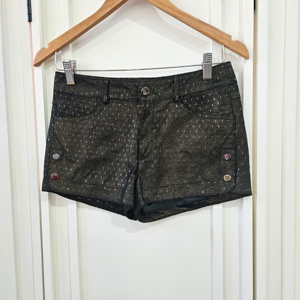 글리터 트위드 숏팬츠