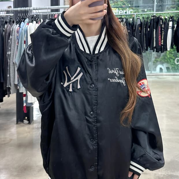 뉴욕양키스 90s 바시티 자켓