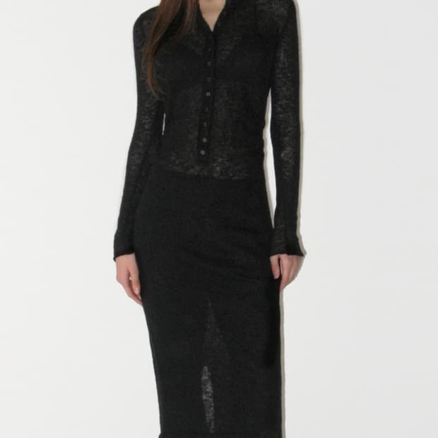 Sunburnproject Mohair Maxi Knit 원피스 