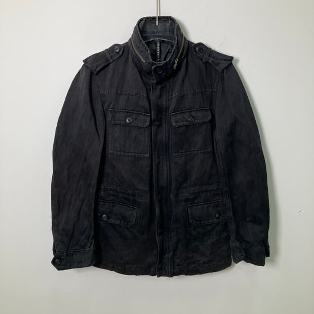 닐바렛 블랙 M-65 필드 자켓 