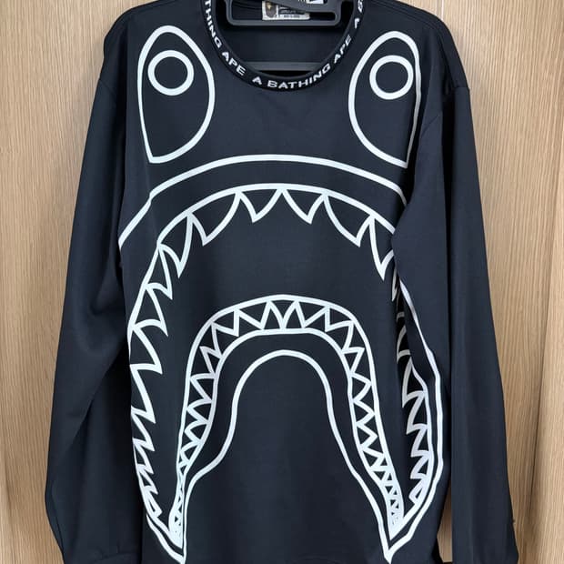 (L)베이프 샤크 기능성 긴팔티