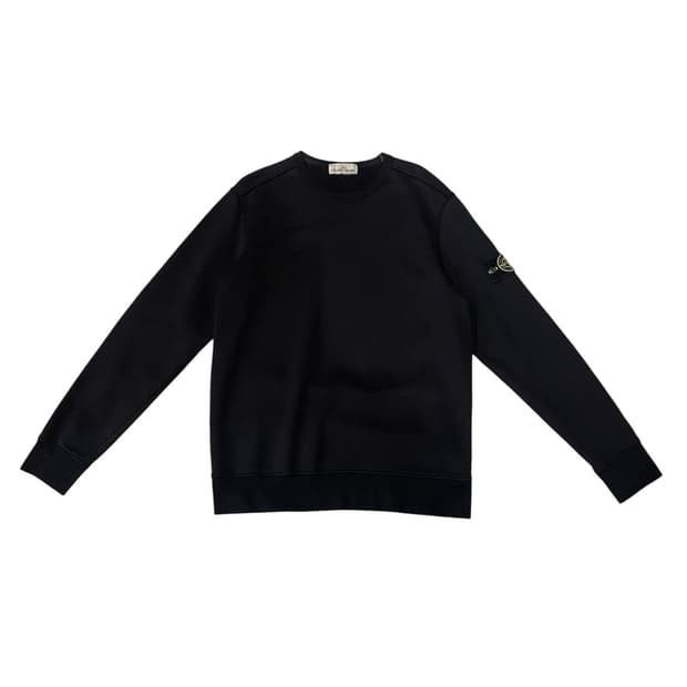 스톤아일랜드 블랙 맨투맨