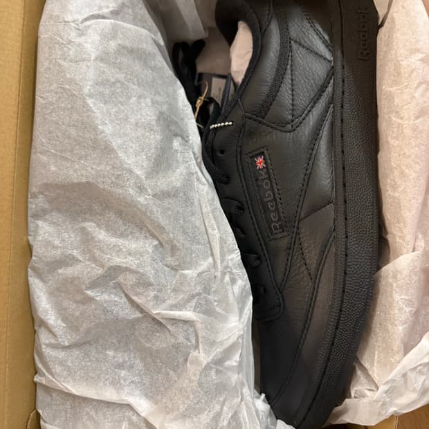 리복 C 85 GL 트리플 블랙