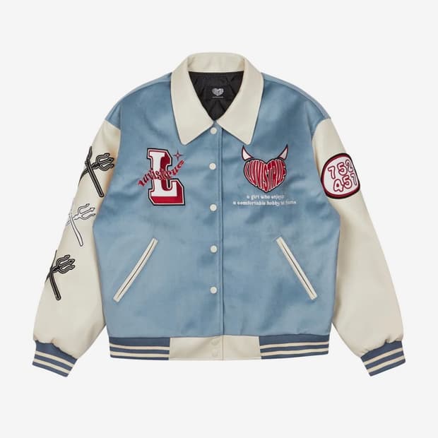 러브이즈트루 LUV IS TRUE 바시티 자켓