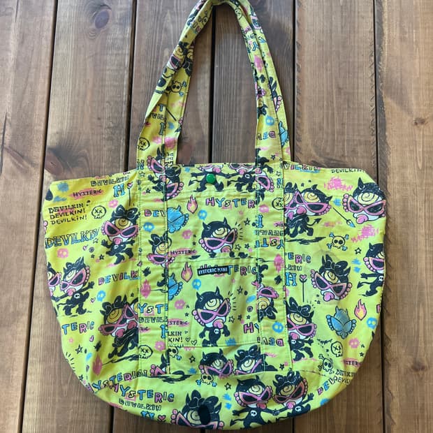 히스테릭글래머 미니 옐로우 데빌 숄더백