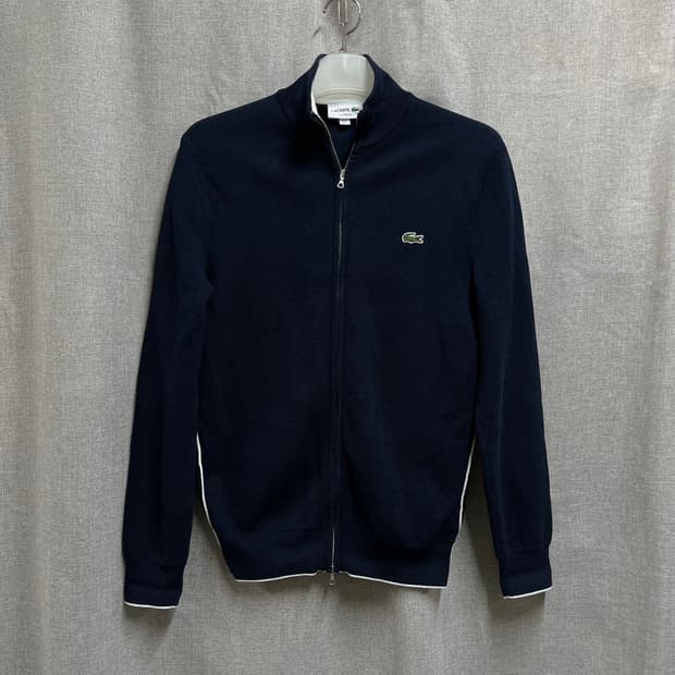 [S/95] 라코스테 클래식 핏 집업 니트 가디건