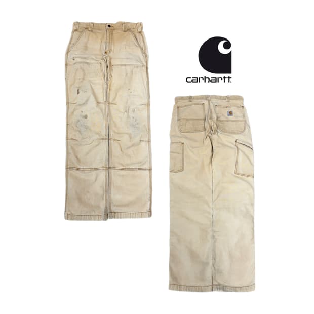 칼하트 OG 페이딩 더블니 워크팬츠