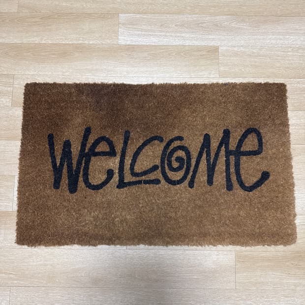 스투시 웰컴매트