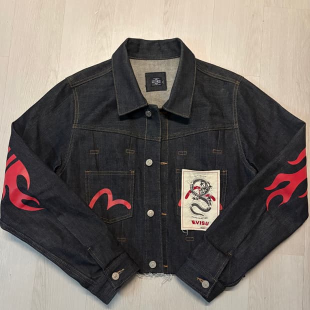 에비수 데님 자켓