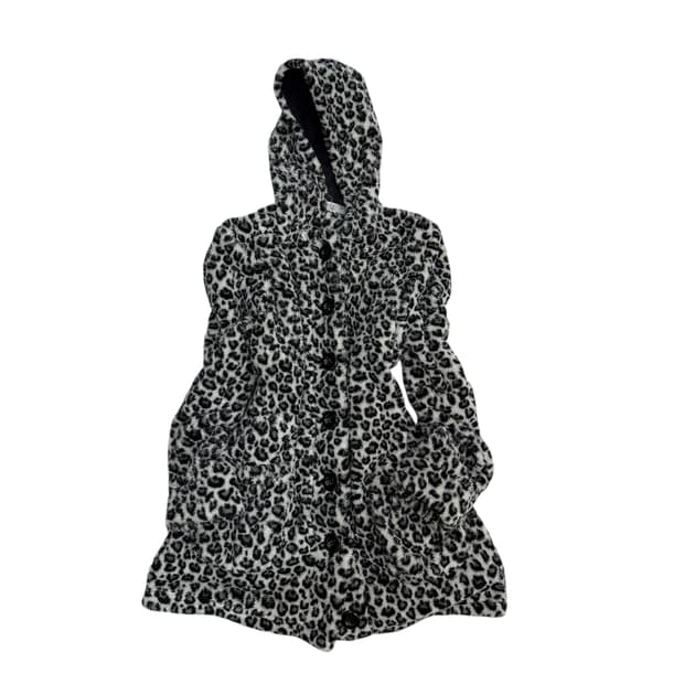 호피 양털 가디건