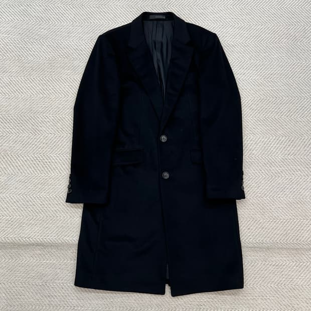 솔리드 옴므 캐시미어 코트 r2605