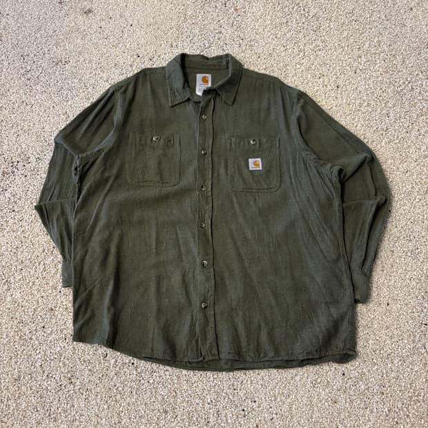 칼하트 울 긴팔 셔츠⭐️548