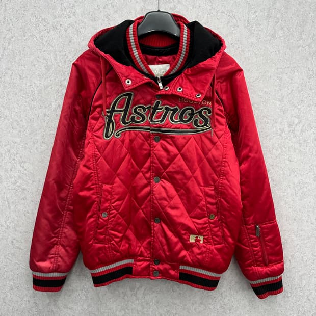 95 MLB 휴스턴 아스트로스 남자 누빔 베이스볼 점퍼