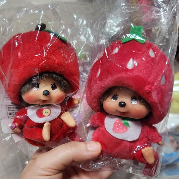 텍 존재 몬치치 고전 딸기 사과