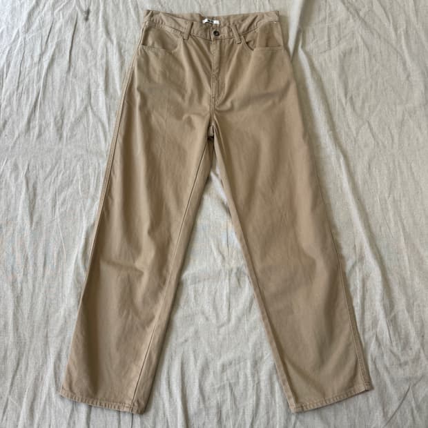 유니클로 U 베이지 코튼팬츠 29