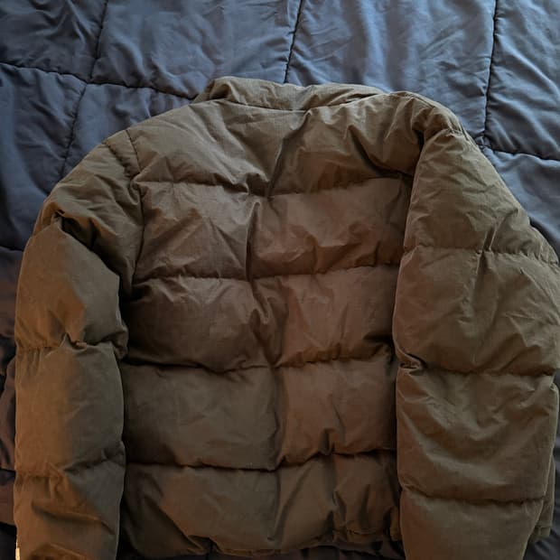 [XL] 스투시 립스탁 다운 퍼퍼 자켓 블랙