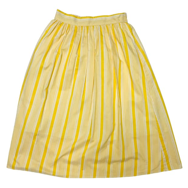 Yellow stripe skirt