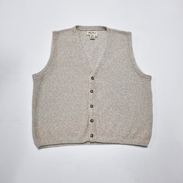 90S 빈티지 EDDIE BAUER 니트 베스트 - L