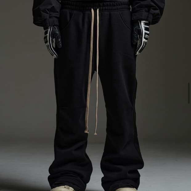 Wapworks 플레어 레이어드 스웻팬츠