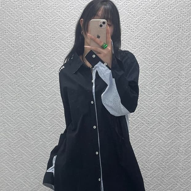 네스티킥 모던시크 유니크 캐주얼 언발셔츠 XL C08322