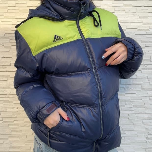 90s NIKE 올트스쿨 배색 패딩