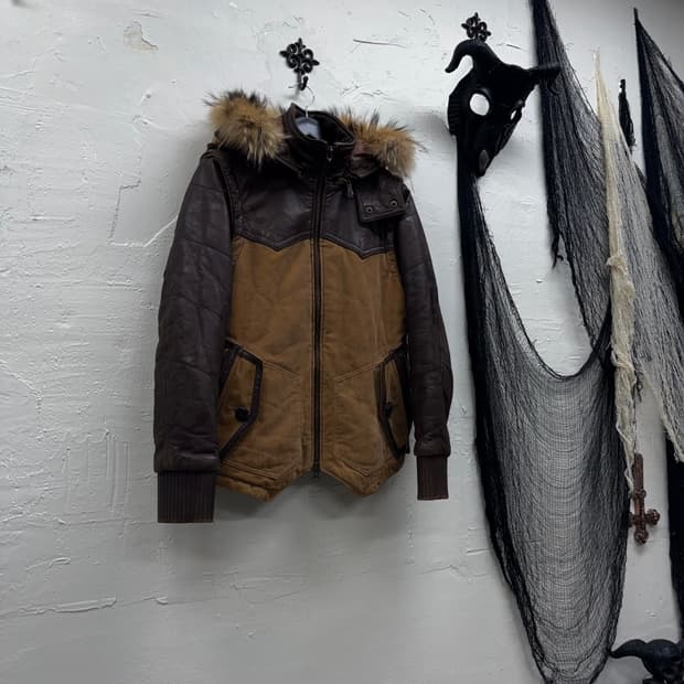 Luv maison 00s trimming fur hunter jacke