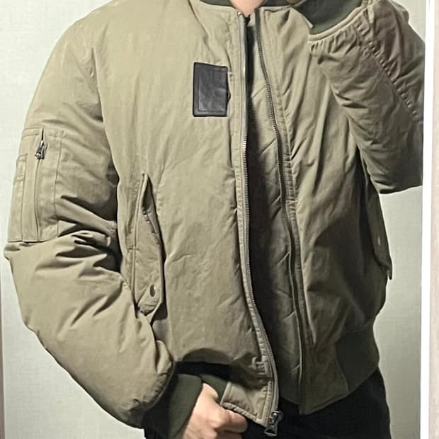 언노운피플 ma-1 패딩 봄버