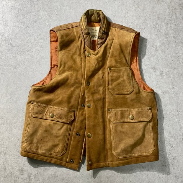 [M] Prankish Industries 밀리터리 스웨이드 패딩 베스트