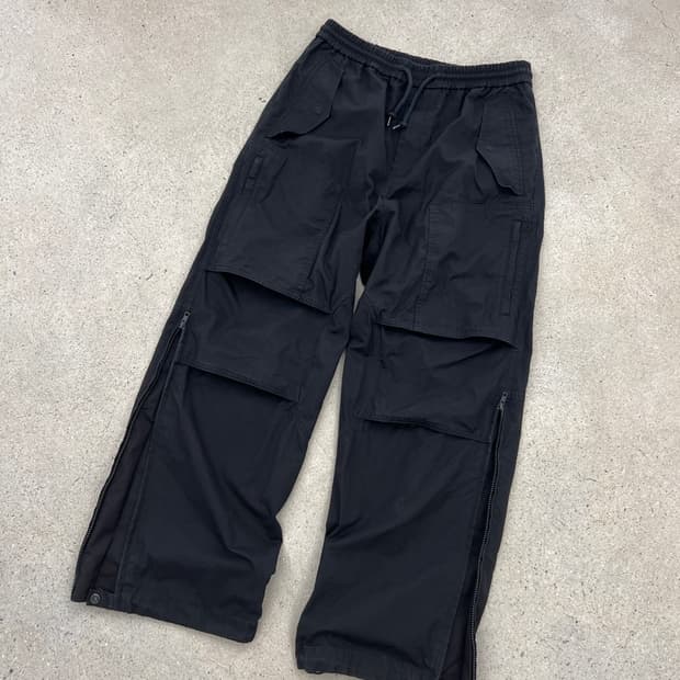 준지 23FW 드로스트링 트랙 팬츠