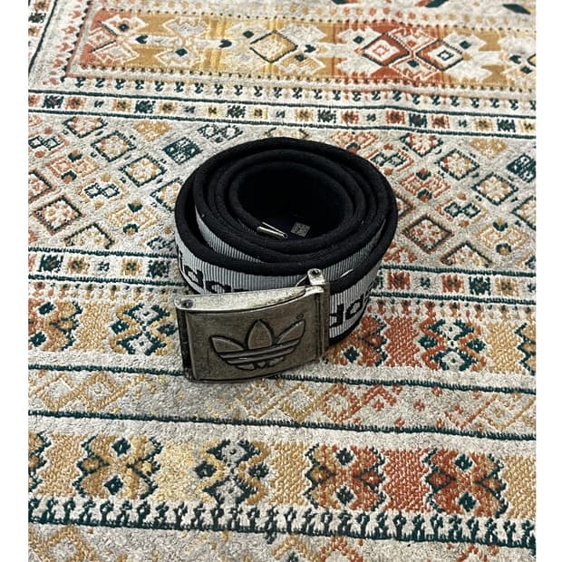 아디다스 빈티지 벨트 블랙 #csz3029