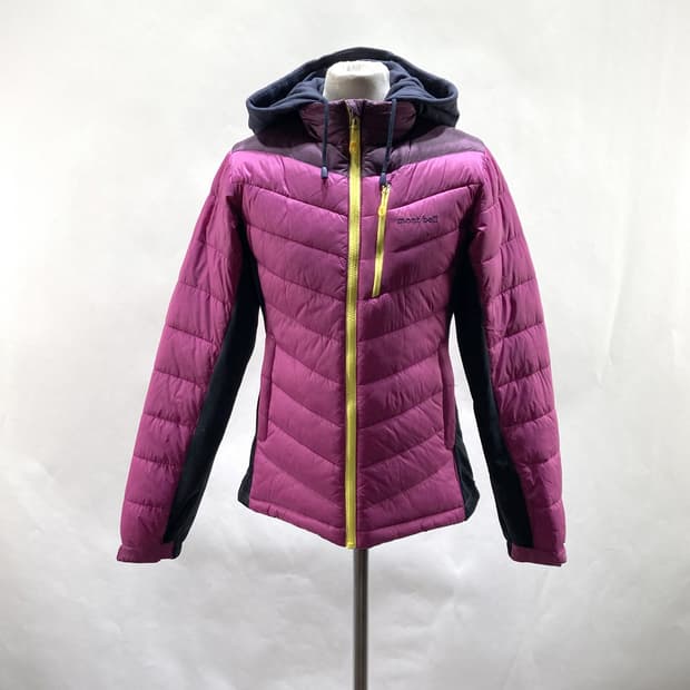 몽벨 여성 다운패딩자켓 면후드탈착 90 