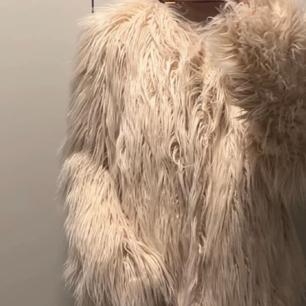 포에버21 핑크 퍼자켓 forever21