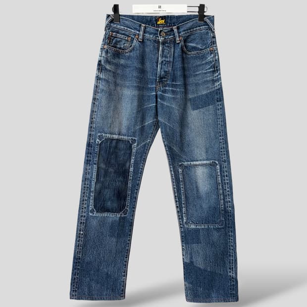 (31)폴스미스 by RED EAR 패치워크 셀비지 데님청바지