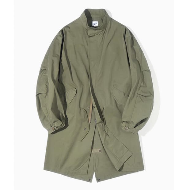 파르티멘토 피쉬테일 야상 카키