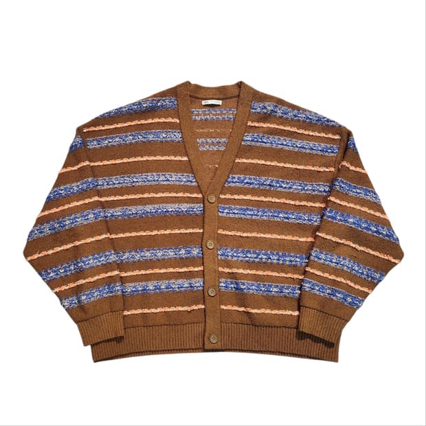자라 브라운 스트라이프 가디건 (XL)