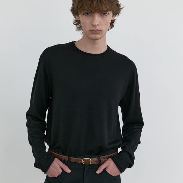 aieul Knit Long Sleeve Black 아이엘