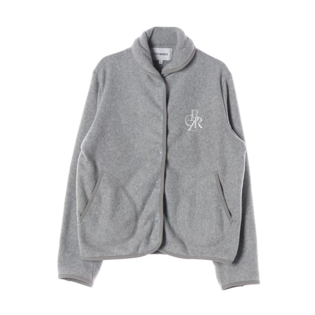 시티브리즈 심볼 로고 숄카라 플리스 가디건