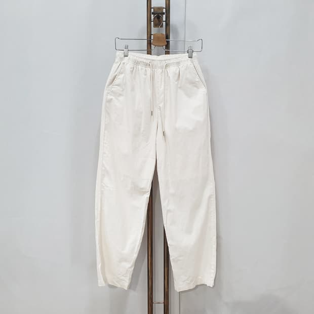 수아레 코튼 세미와이드 밴딩팬츠 바지 (S)