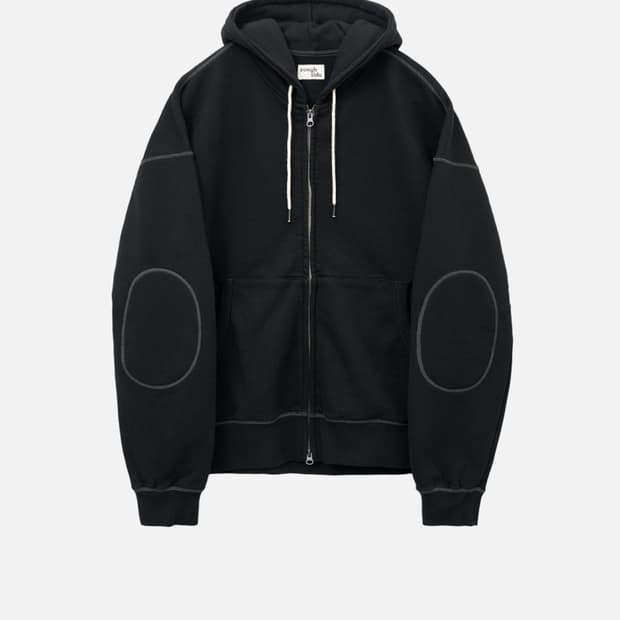 러프사이드 후드집업 블랙 3사이즈