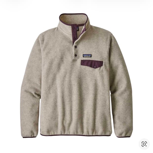 파타고니아 신칠라 풀오버 오트밀 퍼플