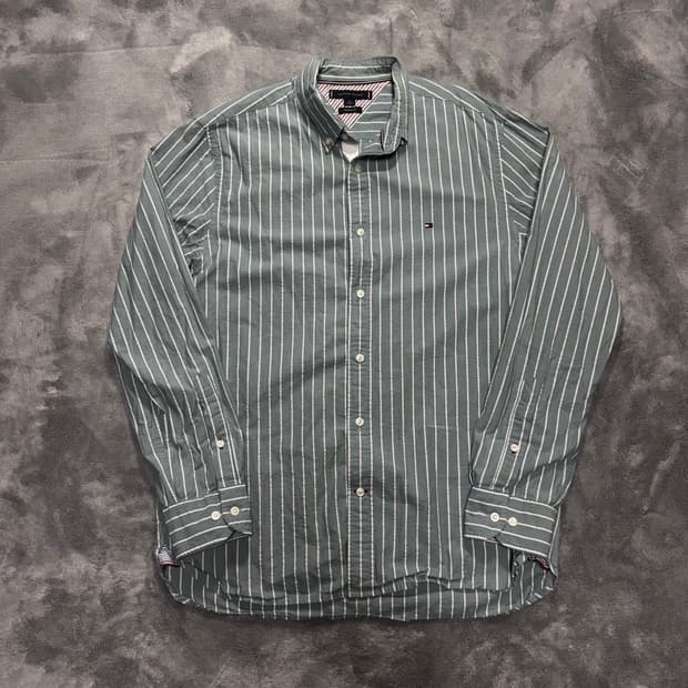 타미힐피거 래귤러핏 스프라이트 셔츠