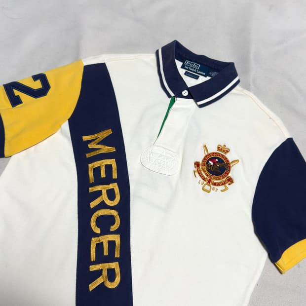 M 폴로랄프로렌 빅로고 PK 럭비 카라 반팔티